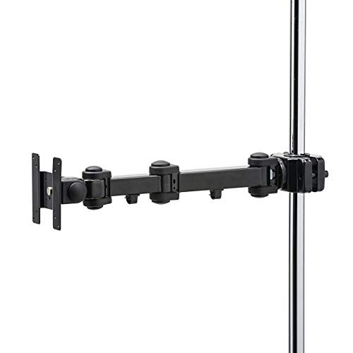 サンワサプライ モニターアーム 支柱取付け 高耐荷重タイプ(20kg) ブラック CR-LA358の通販は