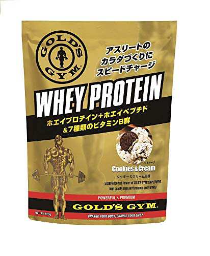 ゴールドジム(GOLD'S GYM) ホエイプロテイン クッキー&クリーム風味 1500g