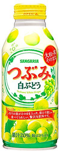 サンガリア つぶみ白ぶどう 380g ×24本の通販はau PAY マーケット Riiccoo au PAY マーケット－通販サイト