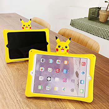 Hikerclub タブレットケース Ipad Mini 5 ピカチュウ用 かわいい漫画ケース 折りたたみスタンド付き 超ソフト スリム シリカ 耐衝撃カバの通販はau Pay マーケット クルリンストア