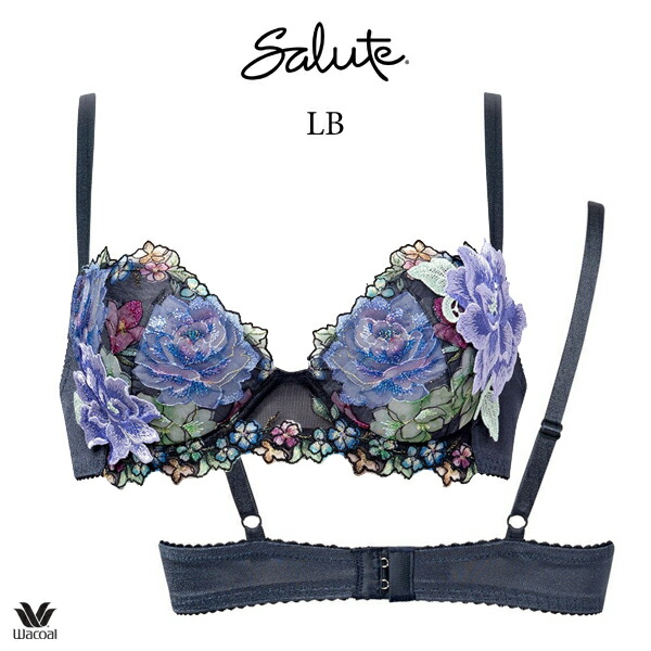 ワコール サルート 21G ブラジャー BTJ421 3/4カップワイヤー P-upタイプ D･E･Fカップ ワコール サルート 21G ブラジャー BTJ421 3/4カップワイヤー P-up