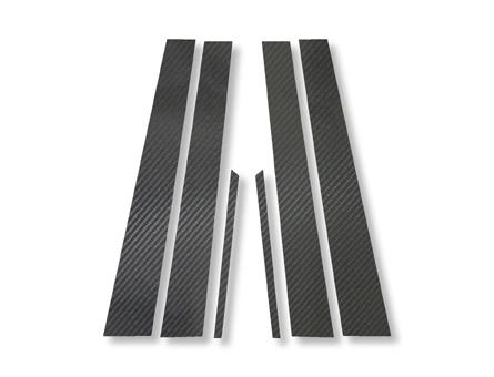 ハセプロ マジカルカーボン センターピラーセット クラウン JZS/GS170系  ブラックの通販は