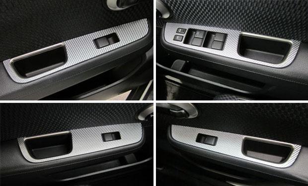 ハセプロ マジカルカーボン ドアスイッチパネル ティーダ C11 2008.1〜2012.8（CDPN-5）