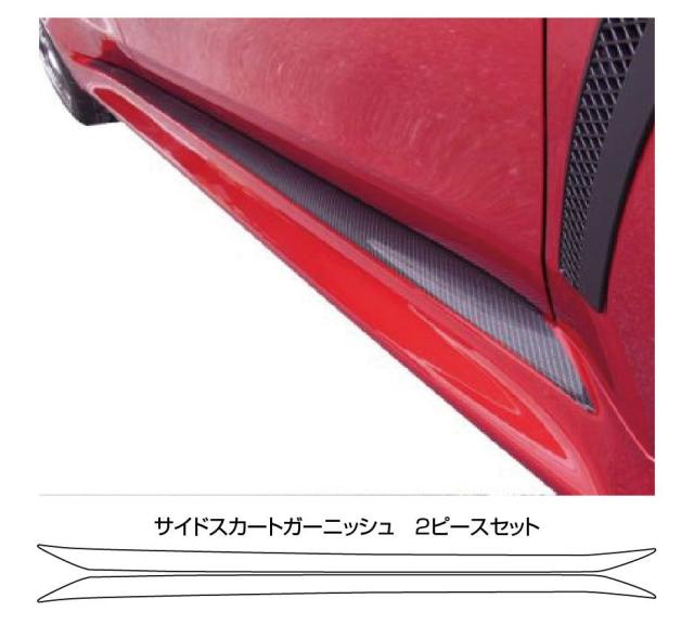 ハセプロ マジカルアートシートNEO サイドスカートガーニッシュ 三菱 ランサーエボリューションX CZ4A 2009.10〜2015.9（MSN-SSGM1）
