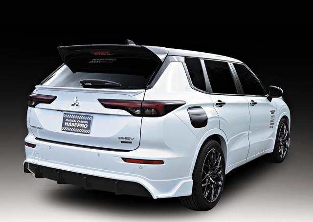 ハセプロ 三菱 新型アウトランダーPHEV GN0W リアアンダースポイラー【送料無料】MM-RU02_4