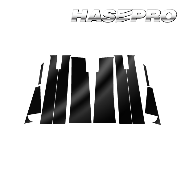 デリカ D:5 ピラー スタンダードセット バイザーカットタイプ  PPFピアノブラック 三菱 外装 高級感 傷防止 汚れ ハセプロ PFPB-PM73Vの通販は 27,060円