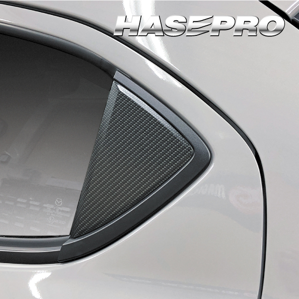 カーボンシート MAZDA2 デミオ ピラー ノーマルカット フルセット アートシートNEOハーフグロス 外装 傷防止 汚れ 保護 マツダ ハセプロ MSNHG-PMA30F_2