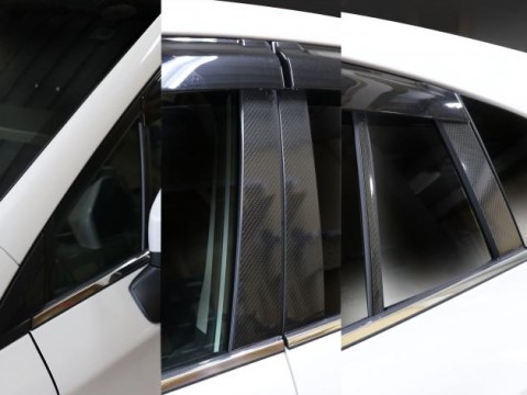 ハセプロ マジカルカーボン ピラーセット バイザーカットタイプ スバル インプレッサスポーツ/ＸＶ GT系（CPS-V24）の通販は