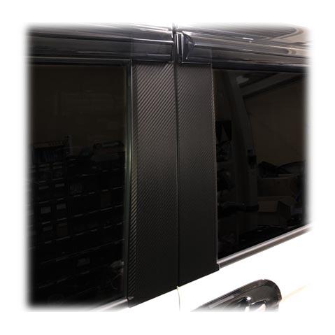 N-BOX N-BOX カスタム JF3/4 ピラーフルセット無限バイザー用 カーボンシート ハセプロ マジカルカーボン ホンダ CPH-VFM69