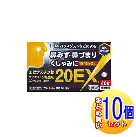 【10個セット】【第2類医薬品】エピナスチン錠20 EX 40錠【小型宅配便】
