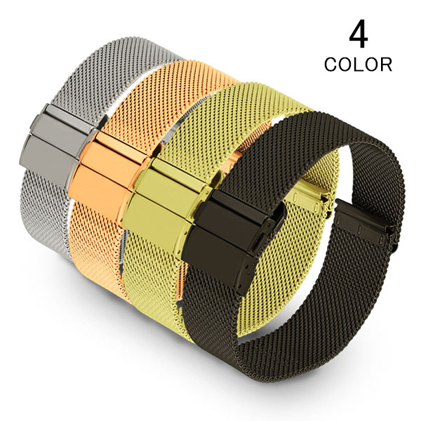 腕時計 バンドステンレススチール ミラネーゼループ メンズ レディース ストレートタイプ 交換用 時計バンド 腕時計ベルトウォッチベルトの通販はau Pay マーケット We Love