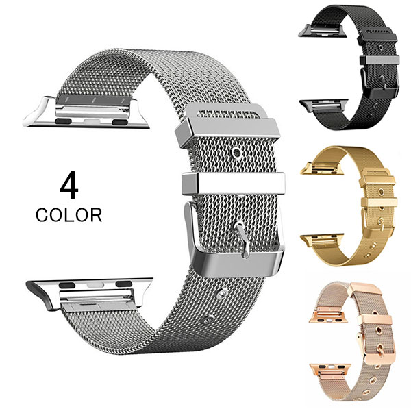 バンド アップルウォッチ Apple Watch Apple Watch バンド ステンレススチール ミラネーゼループ メンズ レディース 交換用 替えベルト の通販はau Pay マーケット We Love