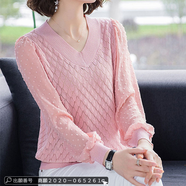 秋新作 トップス 新作 送料無料 ニット レディース 秋 薄い Vネック 秋ニット 長袖 ミドル丈 セーター 無地 ショット 通勤 オシャレ ニッの通販はau Pay マーケット サバンナトーキョー