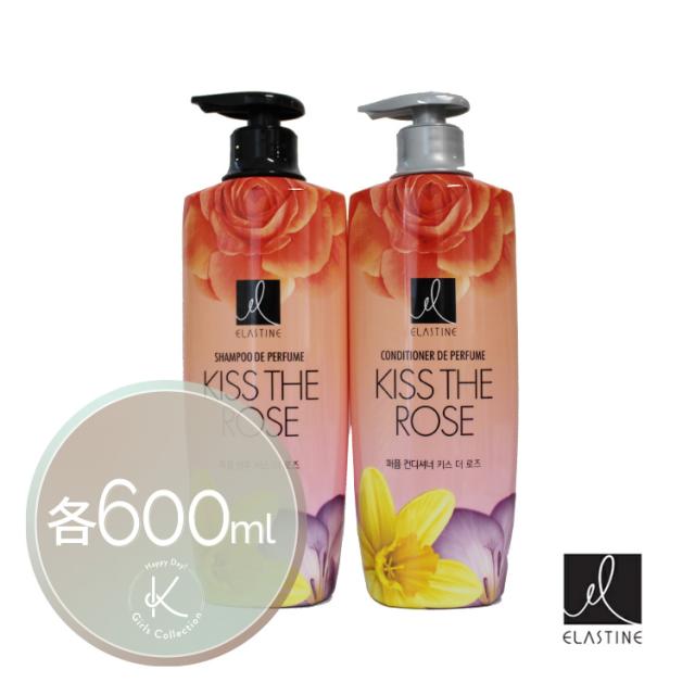 即日発送 エラスティン キスザローズ シャンプー コンディショナー600ml 2本セット 韓国コスメ 人気 国内配送 送料無料の通販はau Pay マーケット K Girls Collection Aupay店