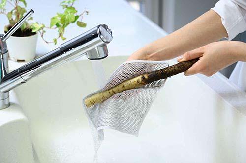 かきとるメッシュクロス3枚組 クロス メッシュ 傷つかない 便利 たわし スポンジ キッチン の通販はau Pay マーケット スリーピース