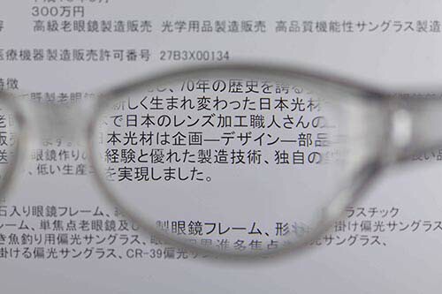 医療機器 ブルーライトカット 40％以上 紫外線カット 99％以上 老眼鏡