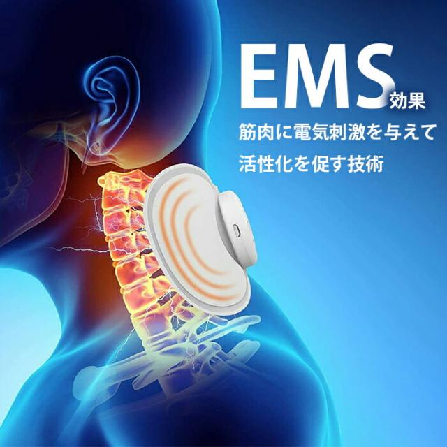 もみトン「楽々貼るパッド」 マッサージ 貼るだけ 筋トレ 腹筋 気持ち良い 簡単操作 腰 足 背中 お腹 足 腕_4
