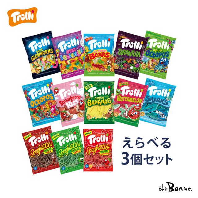Trolliトローリ グミ　大容量 トローリ サワーグローワームス(グミ) 100g : PX-STORE Yahoo!店