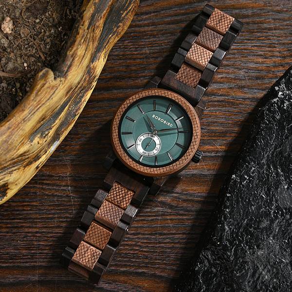BOBOBIRD 木製 腕時計 3気圧生活防水 クォーツ ウッド おしゃれ メンズ 