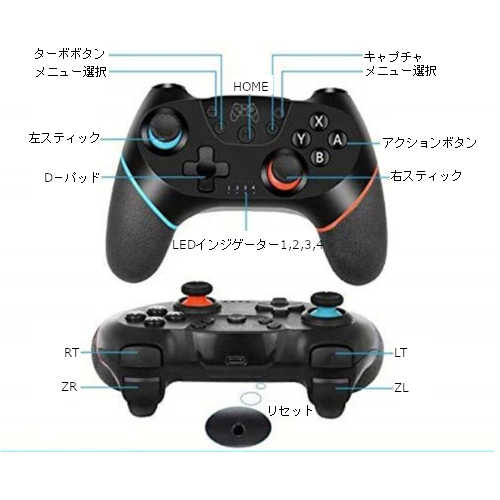 スイッチ用ゲームコントローラー 振動 ゲーム 無線 任天堂 スイッチ ニンテンドー スイッチ用ゲームコントローラー Nintendo Switch コンの通販はau Pay マーケット コスメ美美
