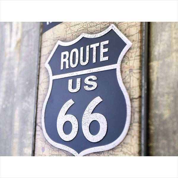 豪華で新しい ルート66のストリートサイン ROUTE U.S. 66