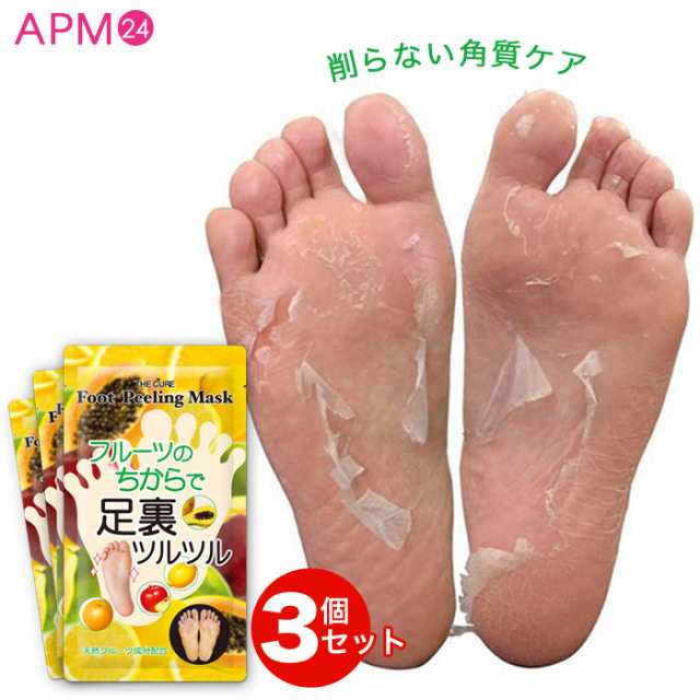 3回分 送料無料 ベビー フット フルーツの力で足裏ツルツル Foot 角質ケア ダッピー ペロリン フットピーリング 削らない履の通販はau Pay マーケット Apm24