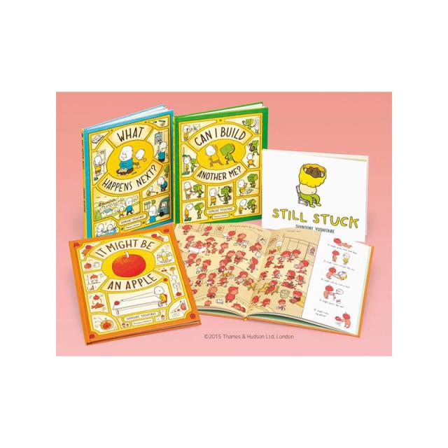 洋書　【英語の本棚】 ヨシタケシンスケ　英語の絵本　全４巻