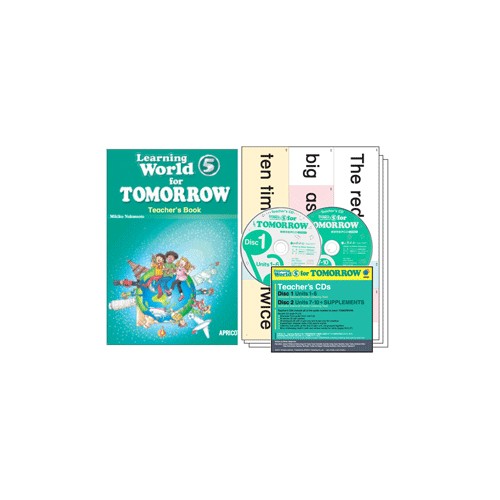 韓国ブランド通販サイト Learning 英語指導用セット アプリコット出版 World for 5 絵本・児童書