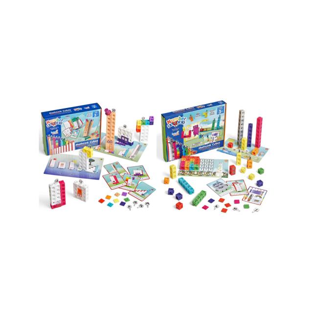 Numberblocks MathLink Cubes (1-10 + 11-20) Activity Set　数値ブロック数ブロック MathLink キューブ  (1-10 + 11-20)  アクティビティセット