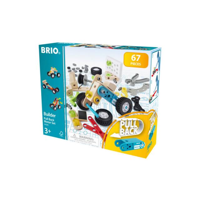 BRIO（ブリオ） ビルダー プルバックモーターセット 34595「全67ピース