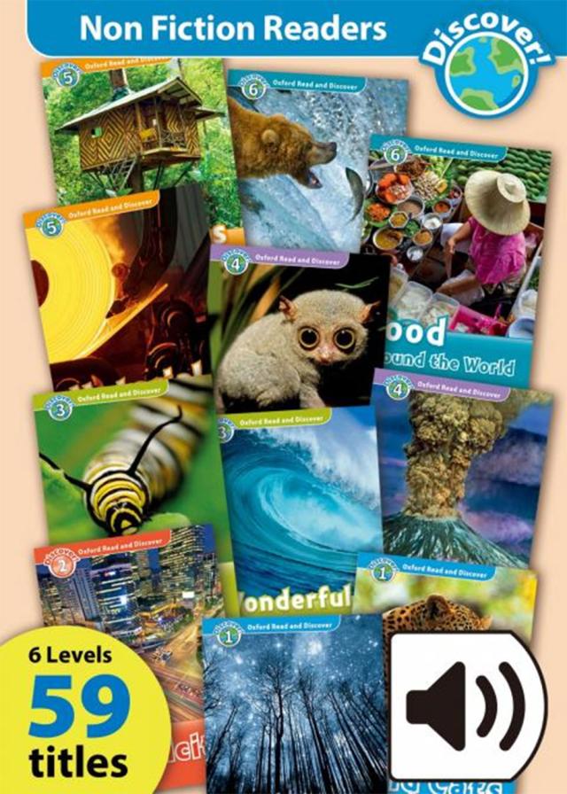 オックスフォード大学出版局 英語図鑑 Oxford Read and Discover: Library Set: All Levels with MP3