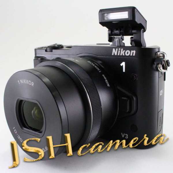 中古 Nikon ミラーレス一眼nikon 1 V3 標準パワーズームレンズキット ブラック N1v3hplkbkの通販はau Pay マーケット Jsh Camera