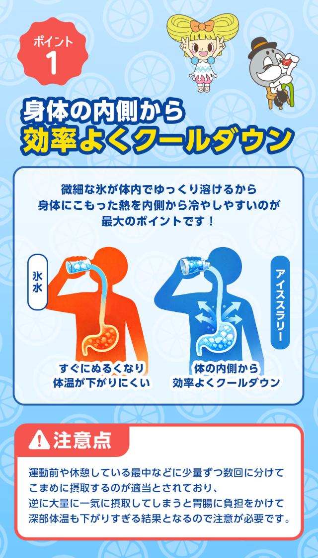 熱中症対策 凍らせて体の内側から冷やす！ アイススラリー グレープフルーツ味 ラージパック 業務用 暑さ対策 屋外作業 クールダウン 大容量パック こんにゃくパーク まとめ買い 個包装 パウチ スティック 常温保存 ヨコオデイリーフーズ (1袋450g・約20個入 ×24袋)_5