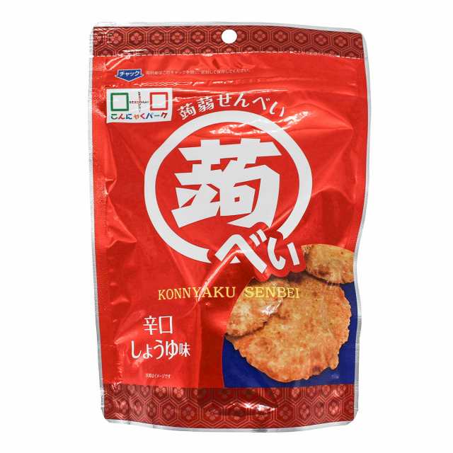 蒟べい 辛口しょうゆ味 ダイエット ヨコオデイリーフーズ こんにゃくせんべい 蒟蒻 煎餅 こんべい 群馬県産 お菓子 40g 2袋 の通販はau Pay マーケット こんにゃくパーク