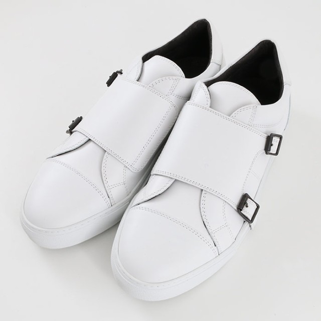 Pantofola dOro パントフォラドーロ ダブルモンクストラップ レザーローカットスニーカー WHT/WHITE（FC01）【メンズ】