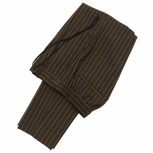 T-JACKET ティージャケット TONELLO トネッロ ストライプドローコードイージースラックス パンツ 秋冬 732/BROWN STRIPE 419-51271002