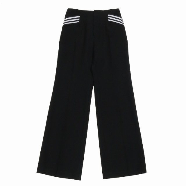 BORDERS at BALCONY ボーダーズアットバルコニー BORDER POCKET TWILL PANTS レディース 秋冬 BLK  NAVY BD2221-3G-04｜au PAY マーケット