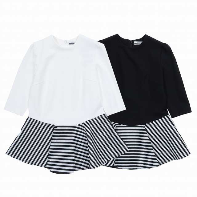 BORDERS at BALCONY ボーダーズアットバルコニー ROUND PEPLUM HALF SLEEVE TOP レディース  23春夏BD2311-2B-15｜au PAY マーケット