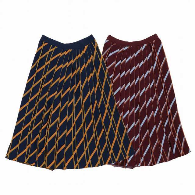 TELA テラ ニットスカート レディース 秋冬 WINE*BLUE NAVY*ORANGE REGGIE