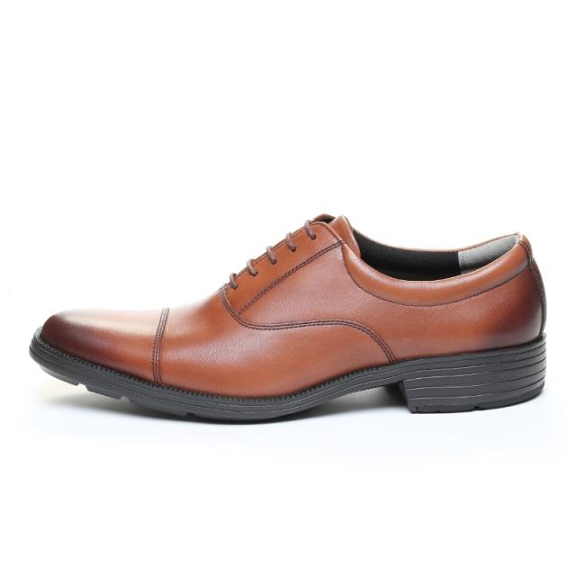 ムーンスター バランスワークス ＢＷ４６０１ メンズビジネスシューズ 3E ストレートチップ 紳士革靴 24.5cm〜30.0cm 機能性カップインソール Ag+抗菌防臭 非対称カウンター 耐摩耗ラバー