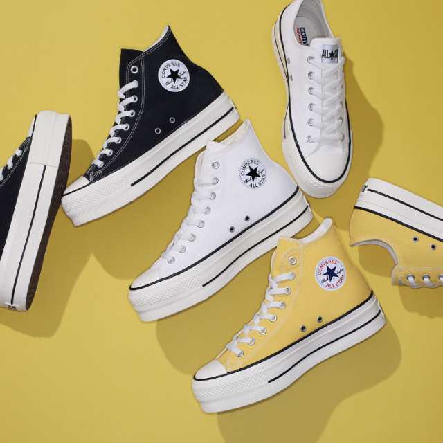 【BLACK】コンバース CONVERSE オールスター R リフテッド OX レディース スニーカー ローカット 厚底シューズ ブラック ホワイト エッグイエロー ALL STAR R LIFTED OX【送料無料】