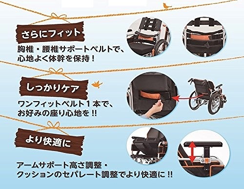 ケアフィット ウィング 介助式 21 6822 0 ミキ の通販はau Pay マーケット 介護ミニロク