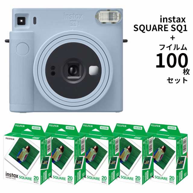 フィルム100枚付）富士フィルム チェキスクエアカメラ instax SQUARE