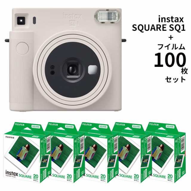 FUJIFILM チェキスクエア intax SQUARE SQ1 ホワイト