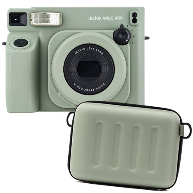カメラケース付】富士フイルム インスタントカメラ ワイド400 FUJIFILM 