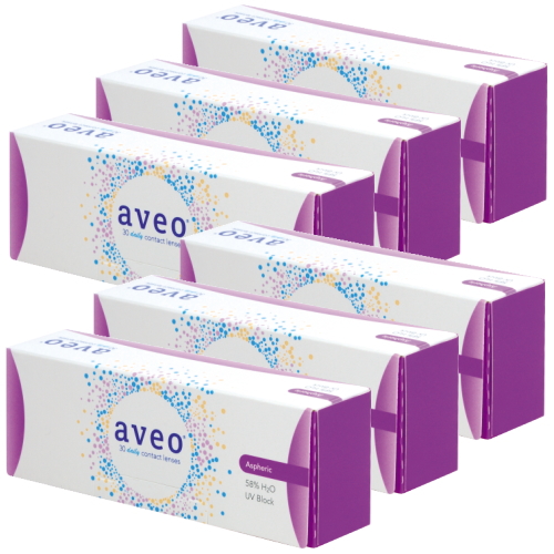 【送料無料！6箱】アベオワンデー 30枚入り 6箱 コンタクトレンズ 1日使い捨て aveo 1day アヴェオワンデー アイミーの通販は 9,706円