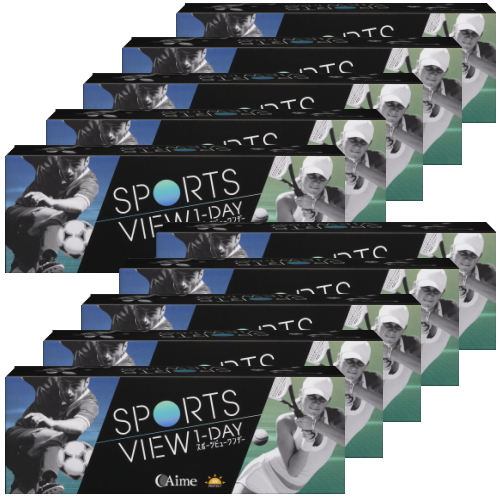 【送料無料！10箱セット】スポーツビューワンデー 30枚入り 10箱 コンタクトレンズ 1日使い捨て sports view 1day