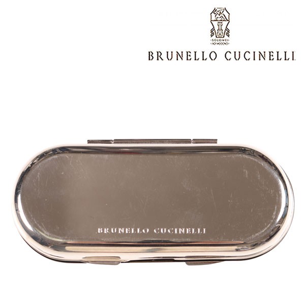 BRUNELLO CUCINELLI（ブルネロクチネリ） 眼鏡ケース C6531 シルバー 
