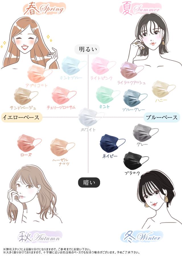 血色不織布マスク 17枚1パック 3 夏新色追加 血色マスク 不織布 カラー 血色カラー マスク 50枚 1 在庫あり 耳が痛くならなの通販はau Pay マーケット Waroom