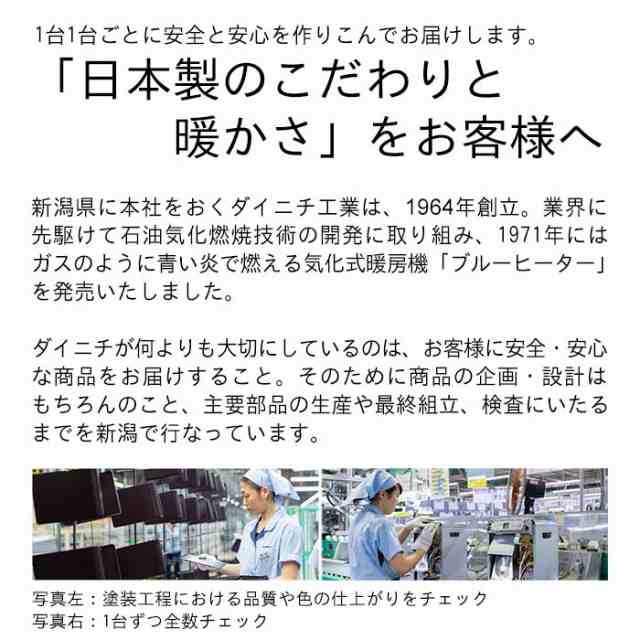 ダイニチ 石油ストーブ 強制通気形開放式 ブルーバーナー 石油ストーブ